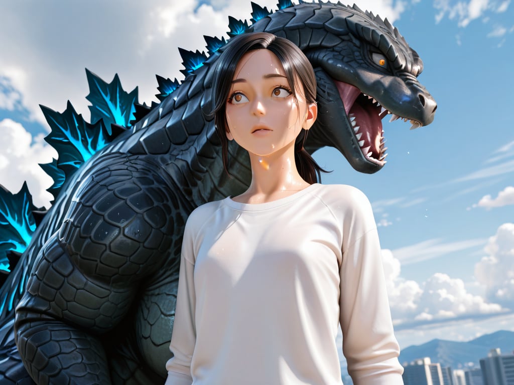 A monster embodying the Japanese people's feelings toward the atomic bomb.