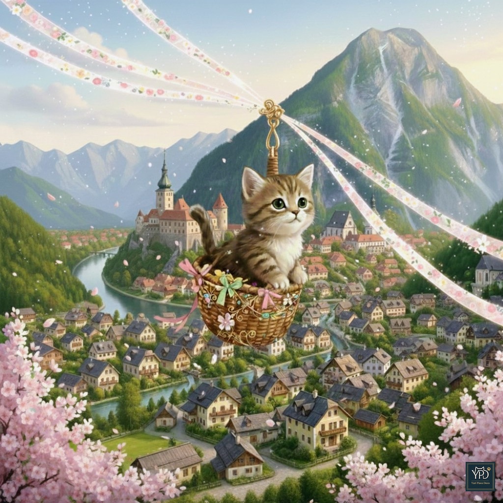 仔猫と一緒に春へワープ