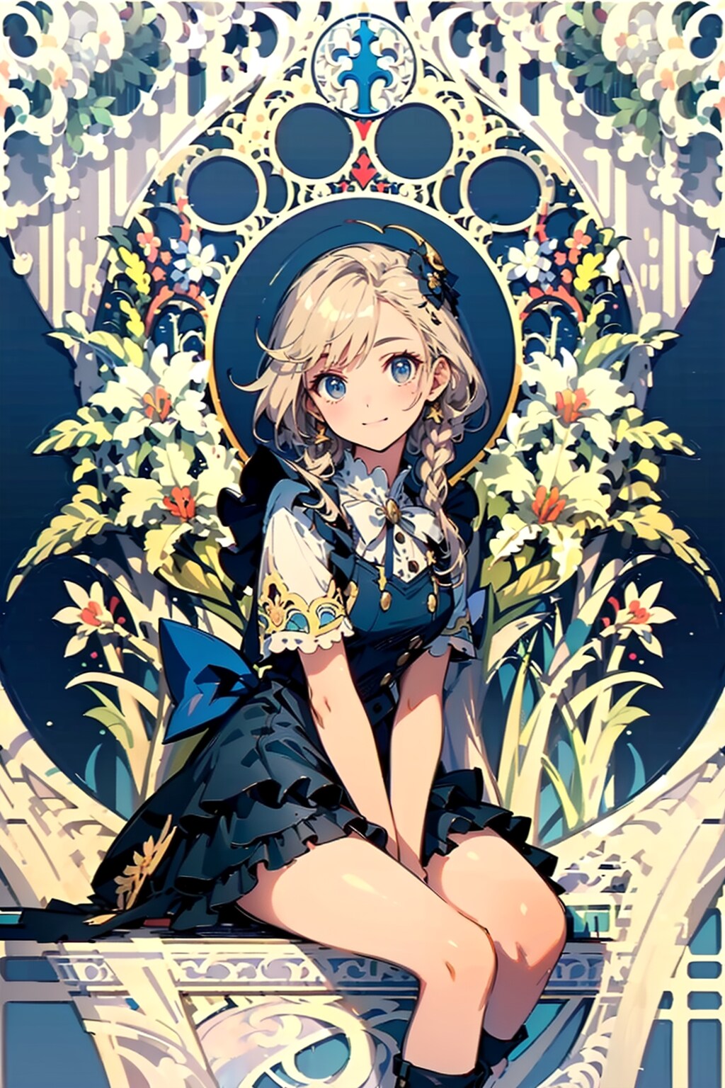 野生の金髪少女