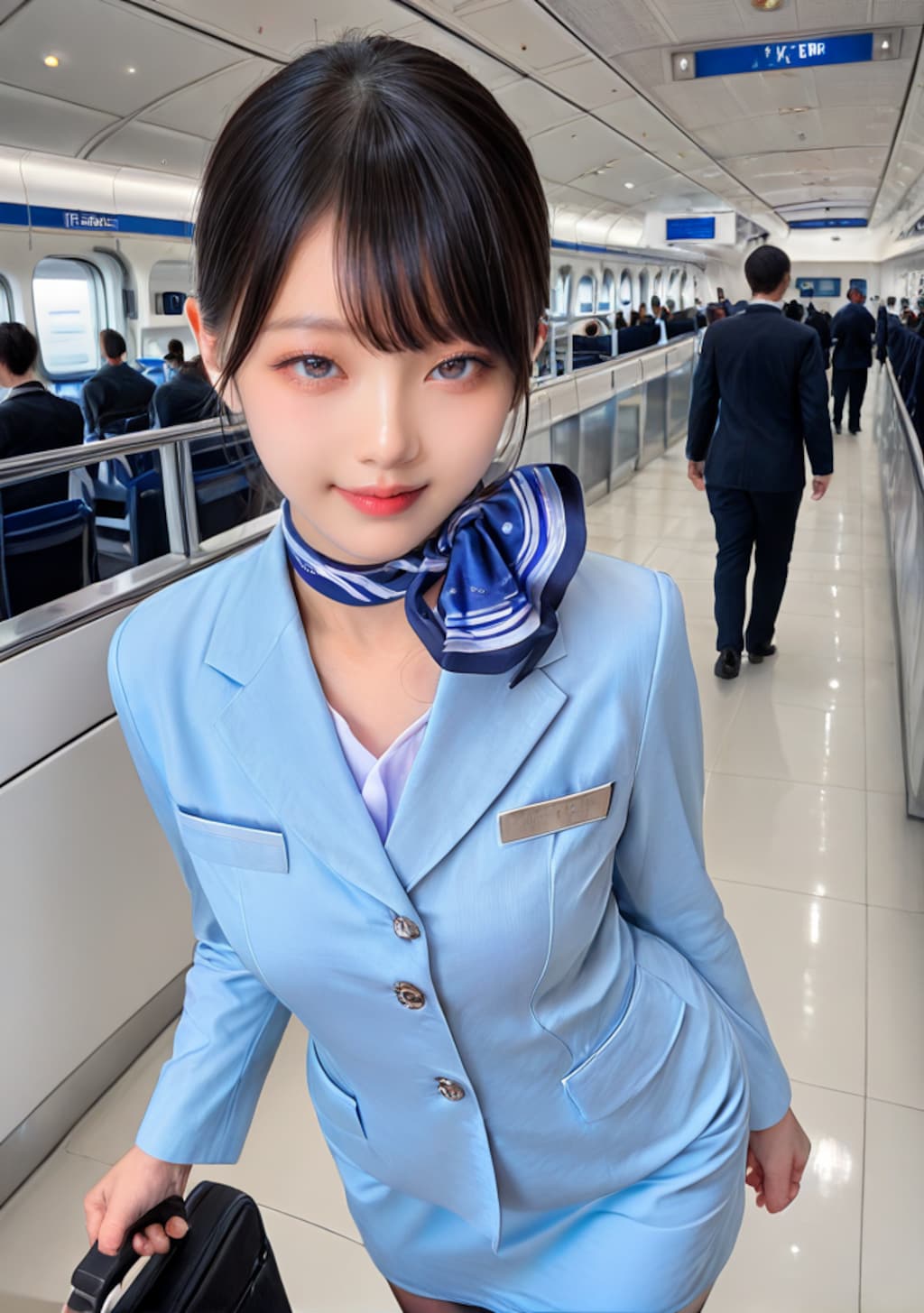 美人なCAさん
