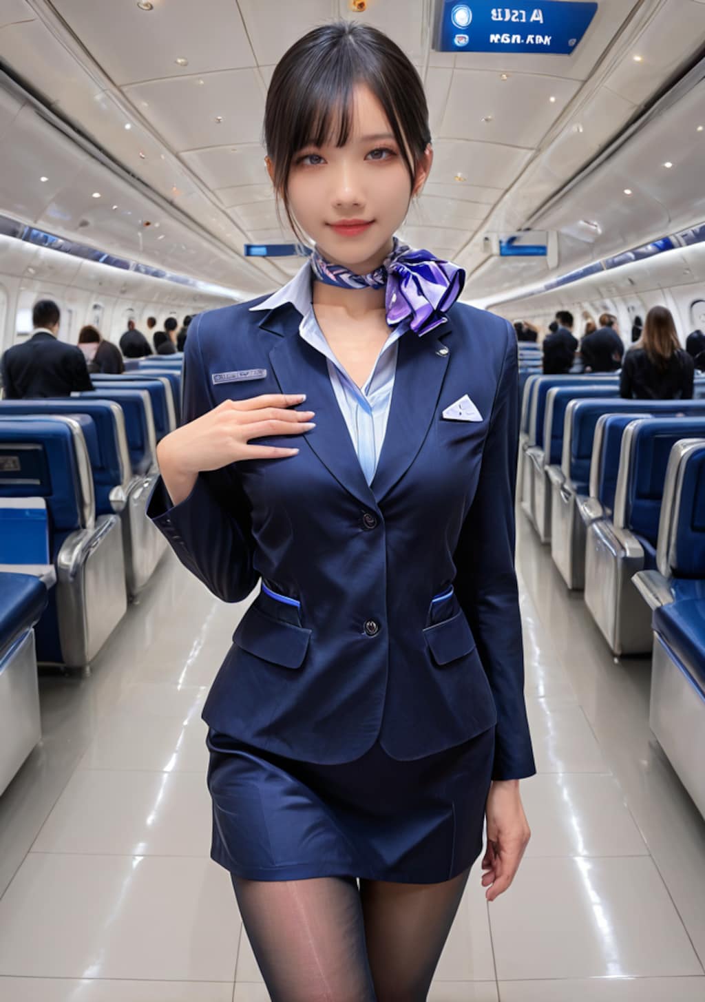 美人なCAさん