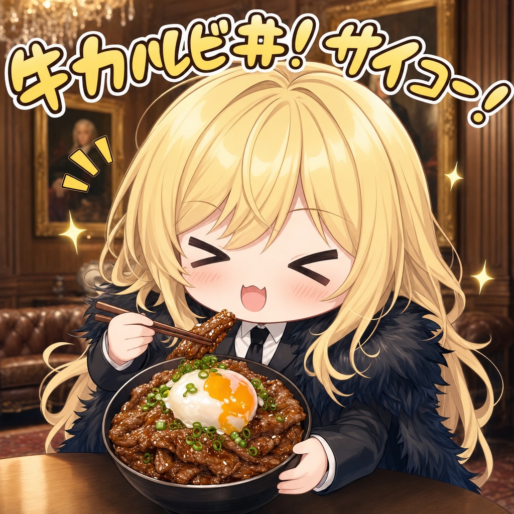 牛カルビ丼！ｻｲｺｰ！