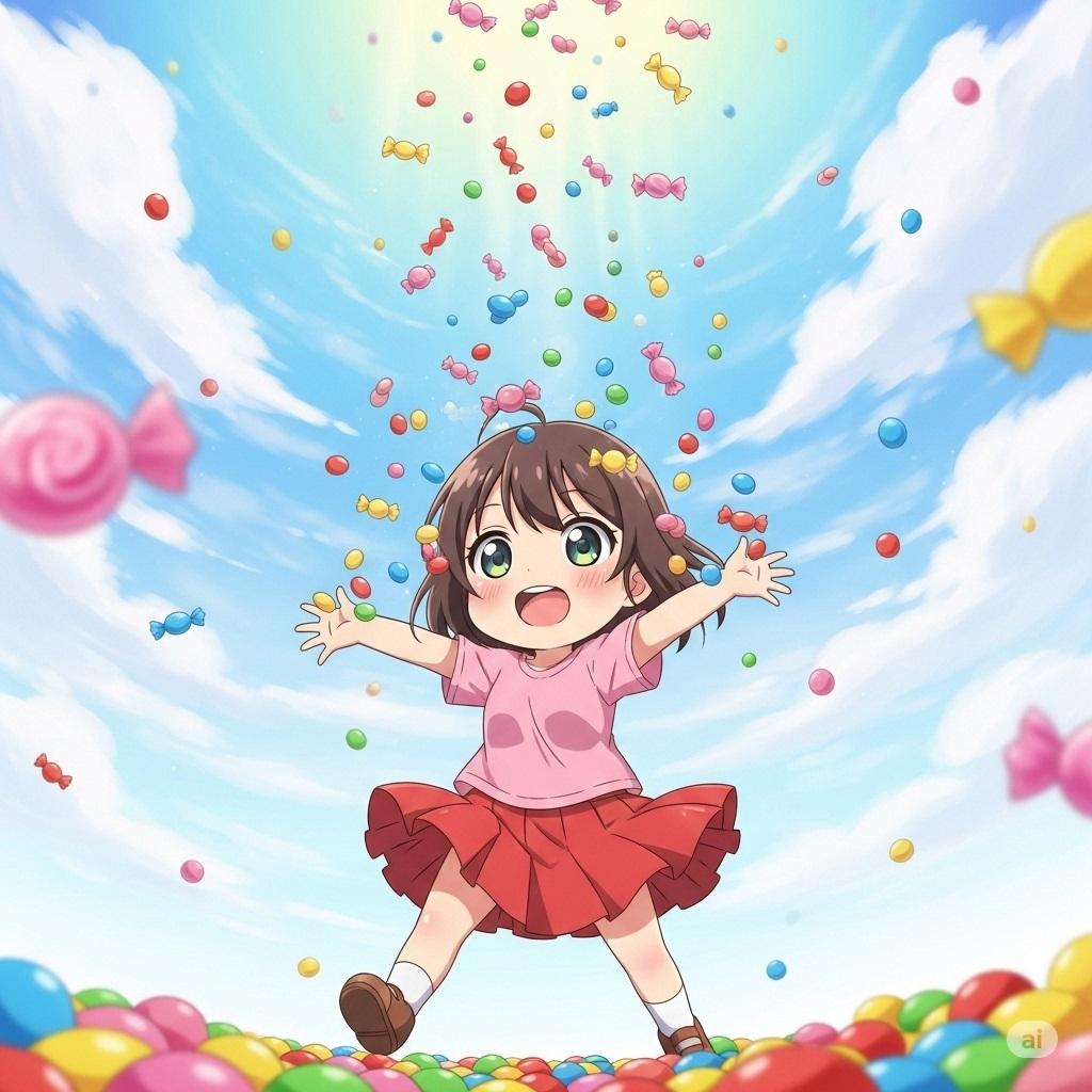 飴が降る | の人気AIイラスト・グラビア