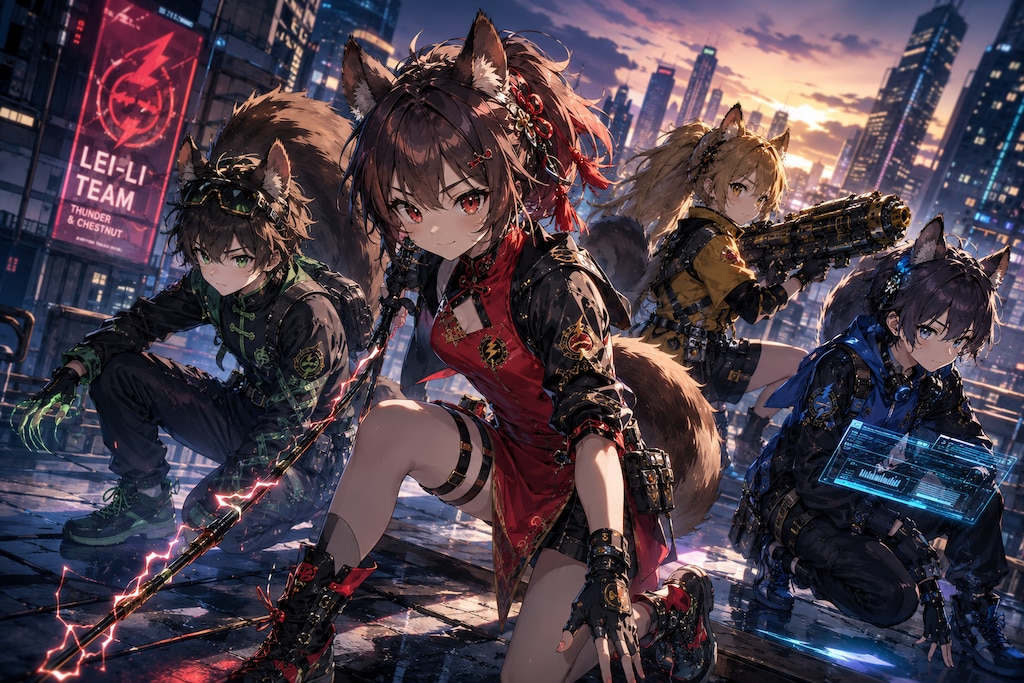 🐿️ リス獣人らのPMCチーム「雷栗隊（Lei-Li Team）」