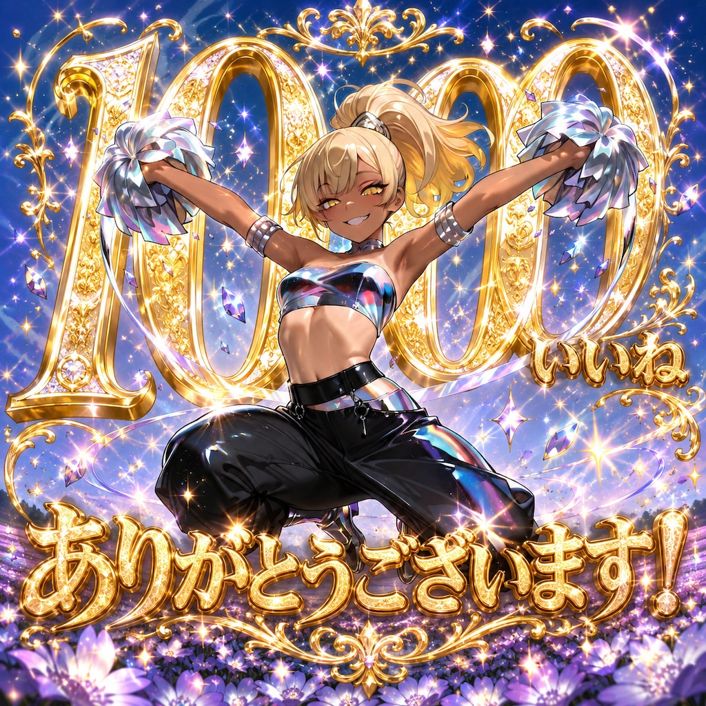 1000いいね　ありがとうございます！！