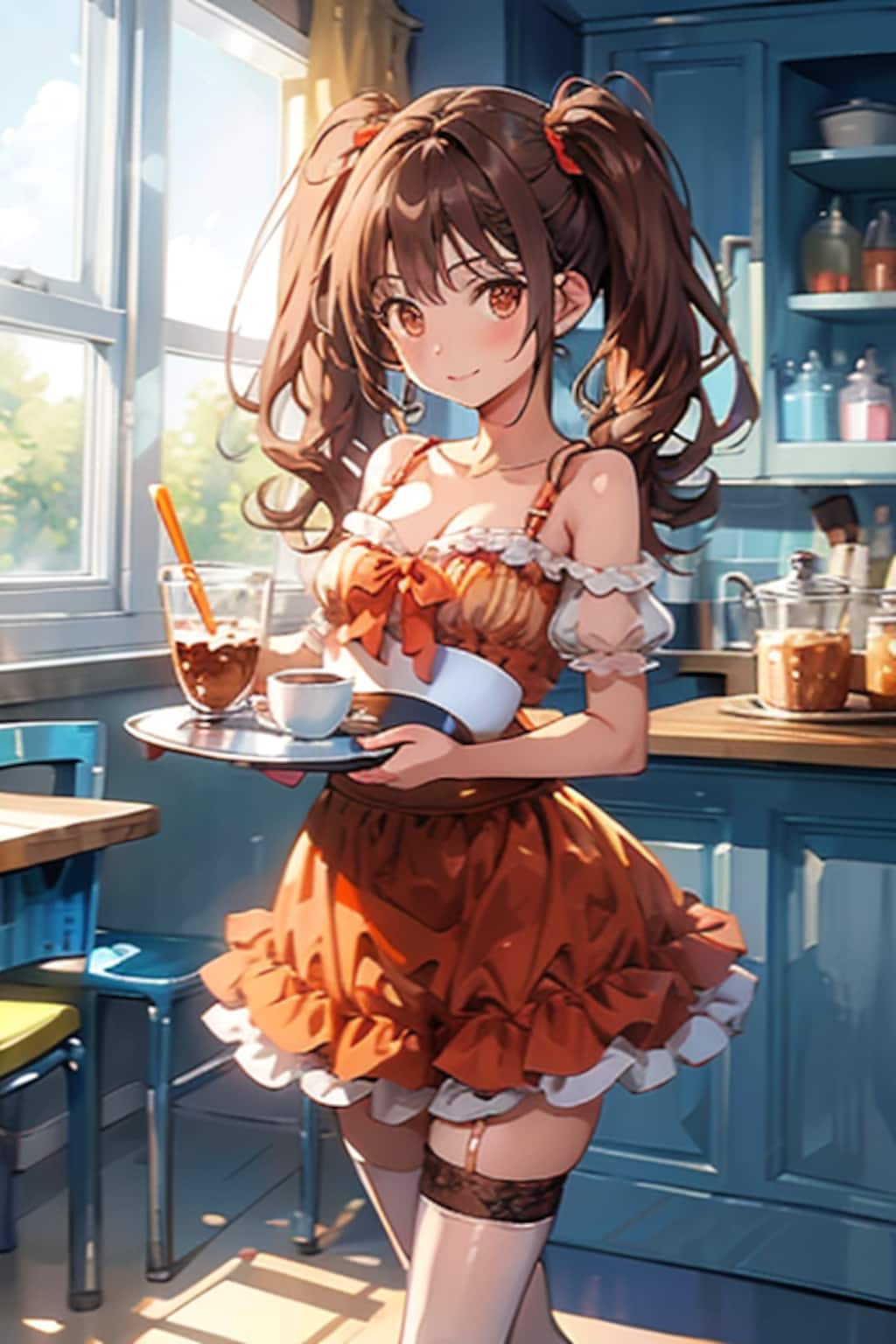 お待たせ、飲み物とわ・た・し