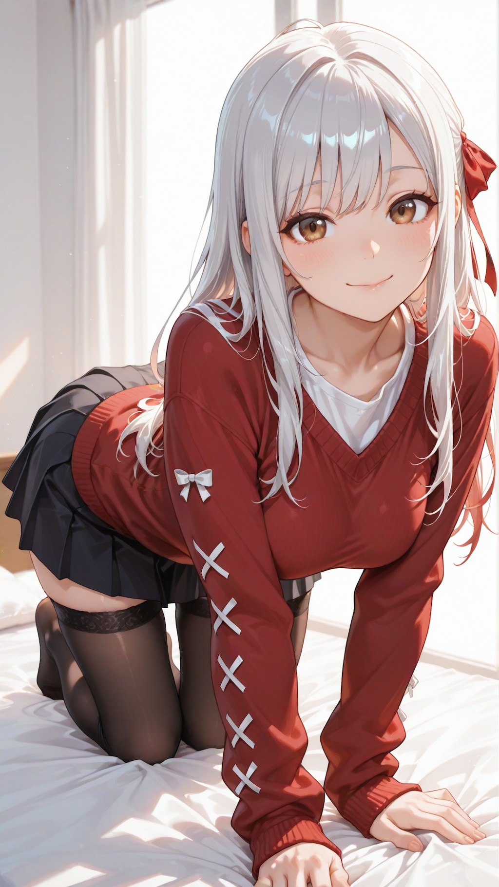 Vネックセーター♡