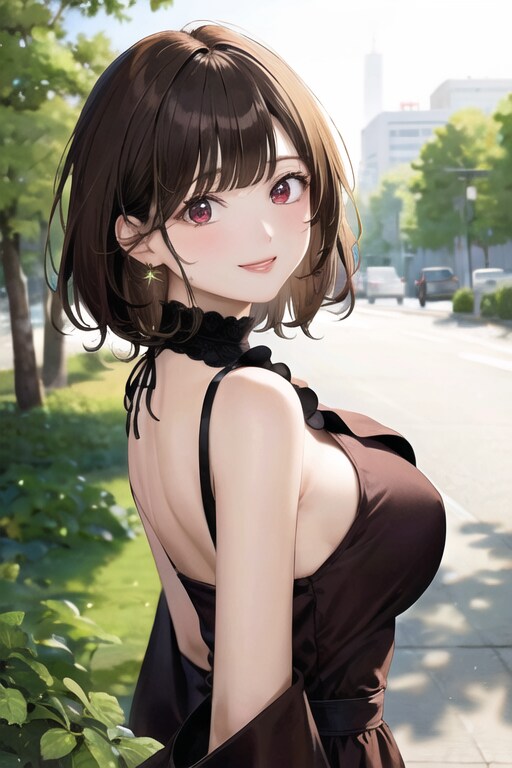 Backless Dress 04