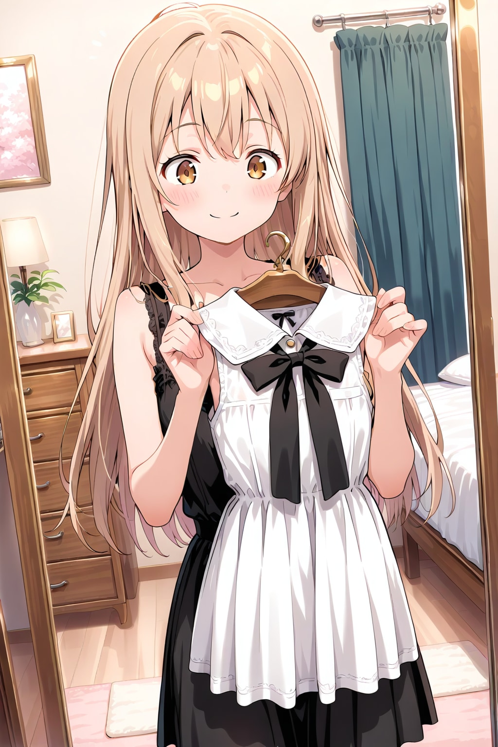 どれを着て行こうかな | の人気AIイラスト・グラビア