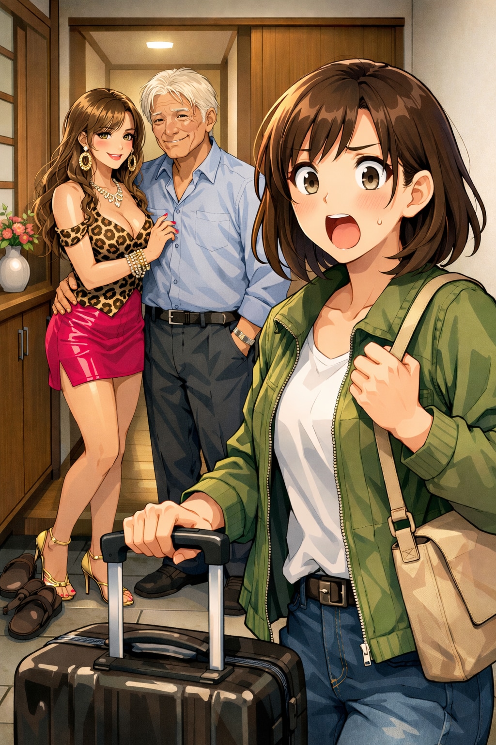 父が若い愛人と暮らしてた | の人気AIイラスト・グラビア