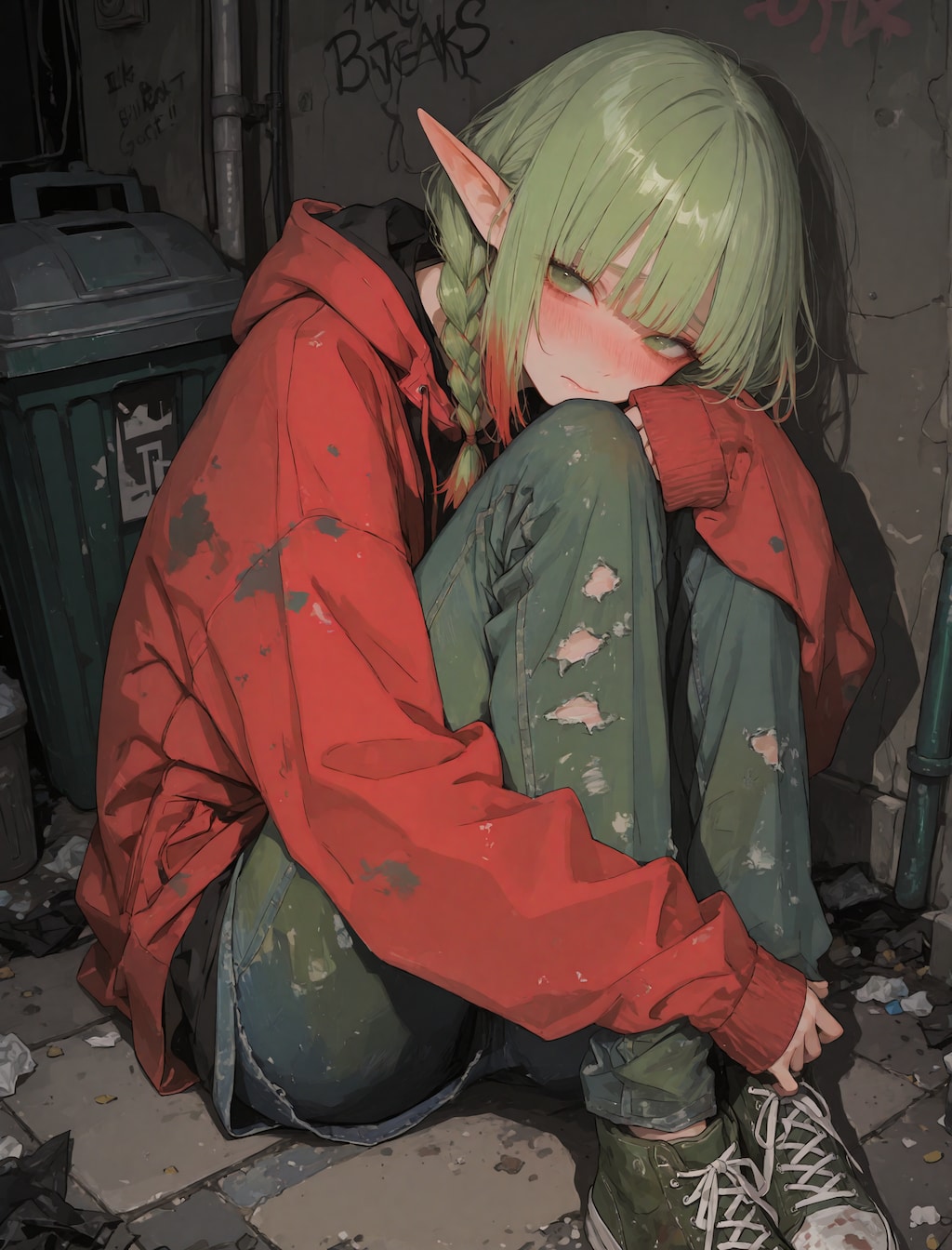 エルフさんを拾った