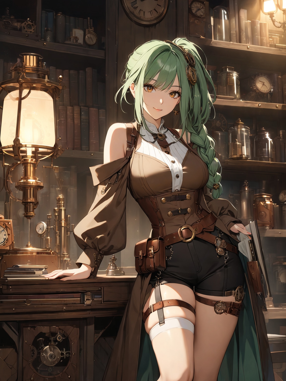 スチームパンク技師 | の人気AIイラスト・グラビア