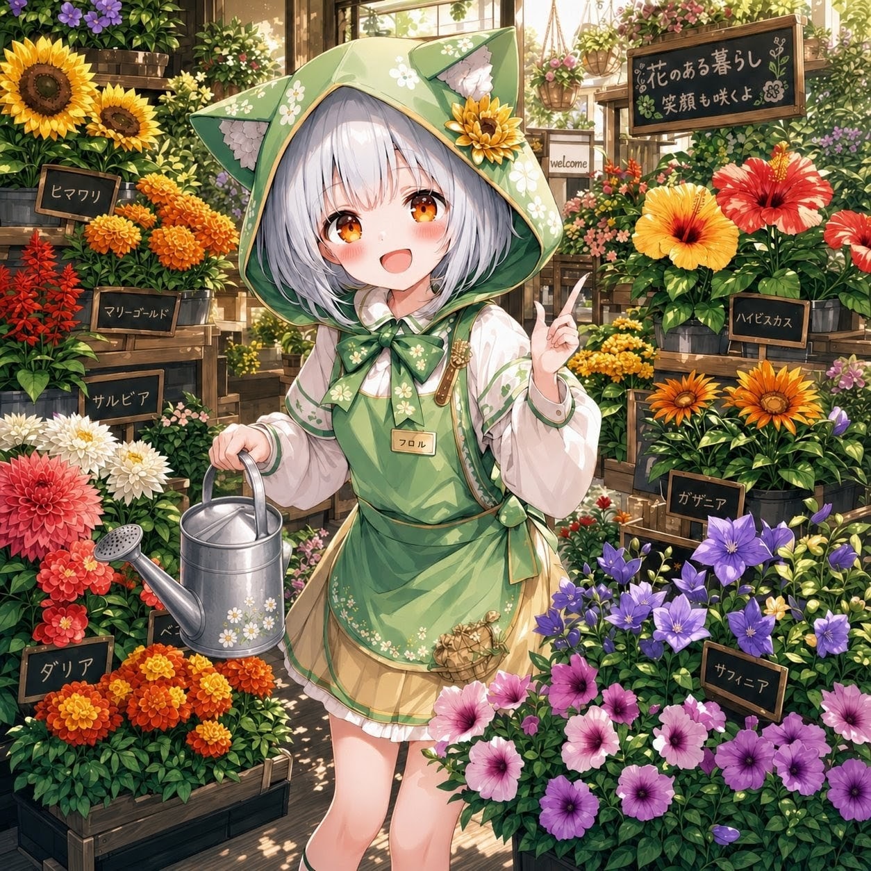 お花の事ならお任せ下さい！