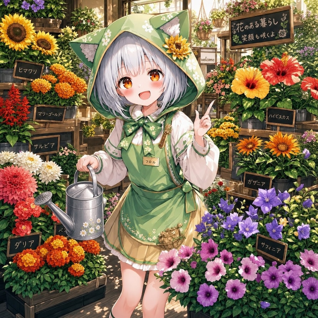 お花の事ならお任せ下さい！