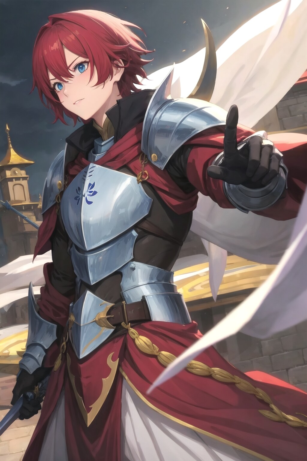 紅蓮の騎士 | の人気AIイラスト・グラビア