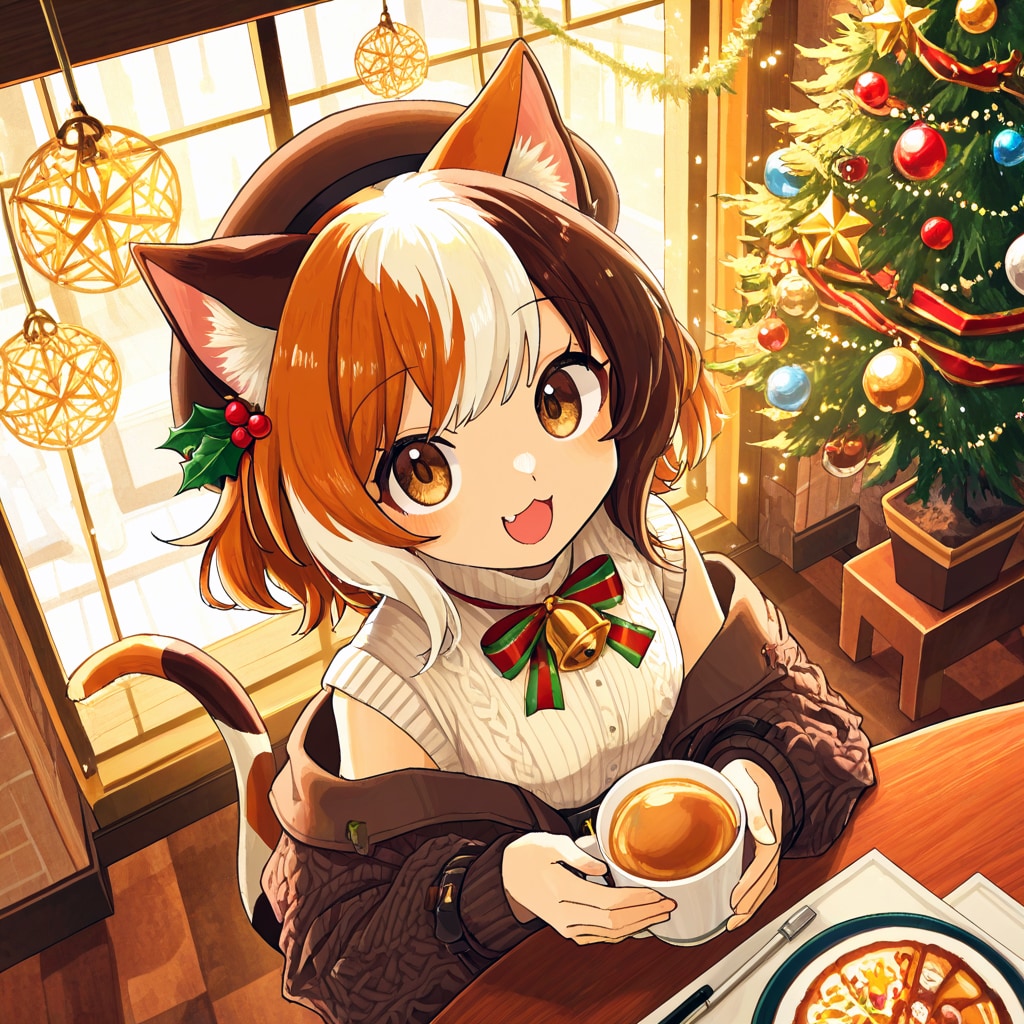 クリスマスなカフェ