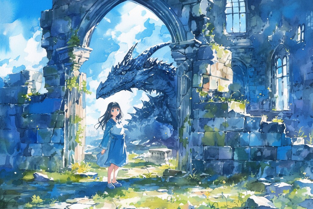 ドラゴンと少女（竜騎士）67