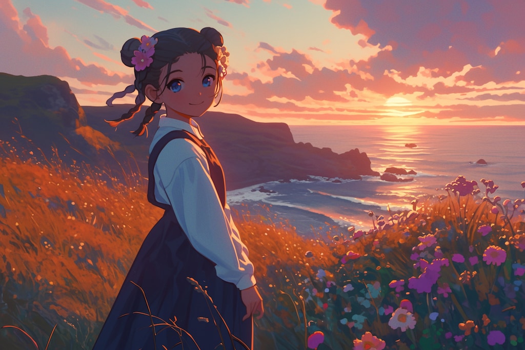 夕暮れのおだんごちゃん🍡✨74