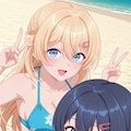 海＆夕の沖縄旅行のビーチで仲良しビキニ👙✈️🏖️❤️ 5枚目