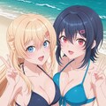 海＆夕の沖縄旅行のビーチで仲良しビキニ👙✈️🏖️❤️ 2枚目