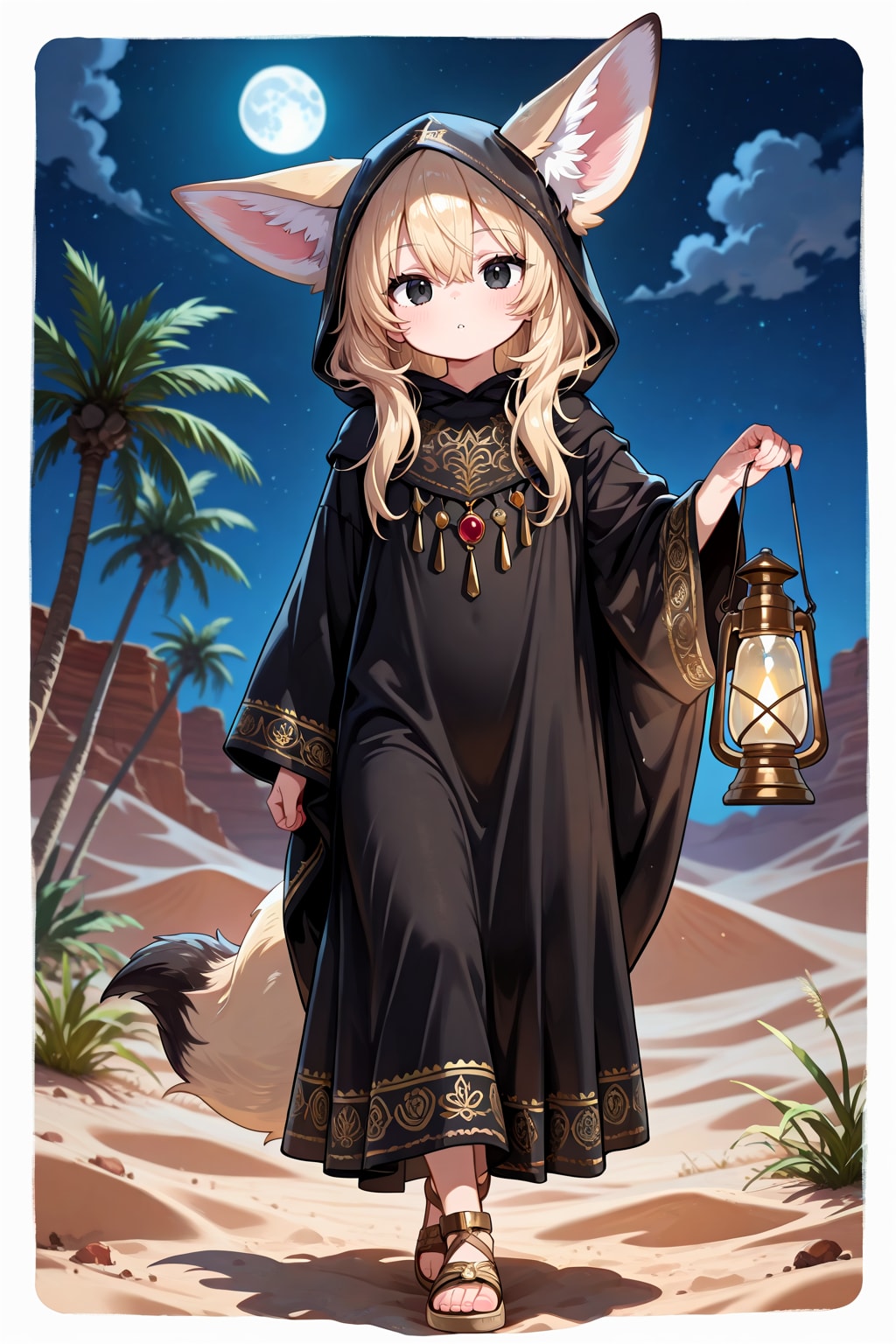 アバヤ×フェネック