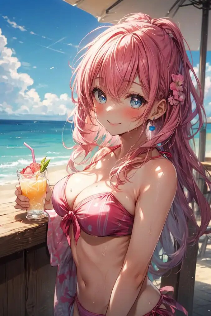 暑いね…///