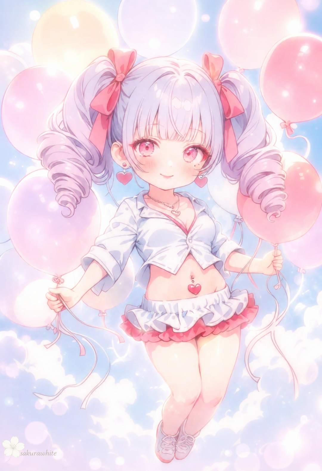 かわいいへそピ♡パステルカラー