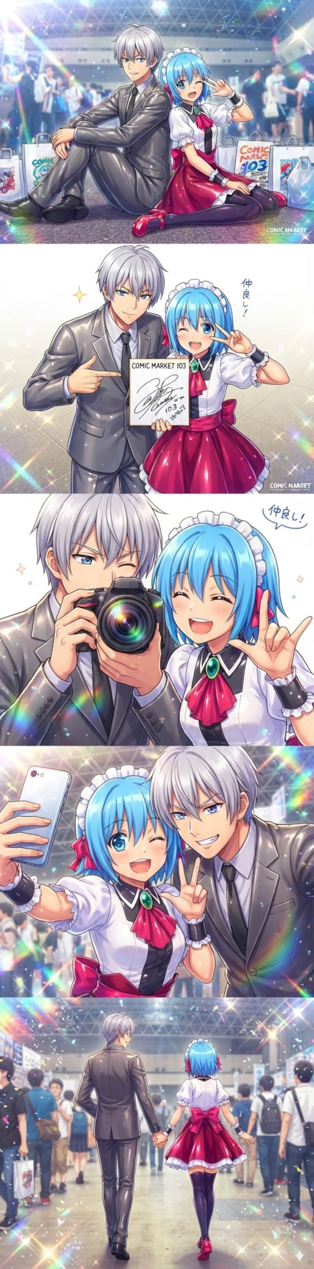 虎鉄✕ハヤテ　コミックマーケット　デート
