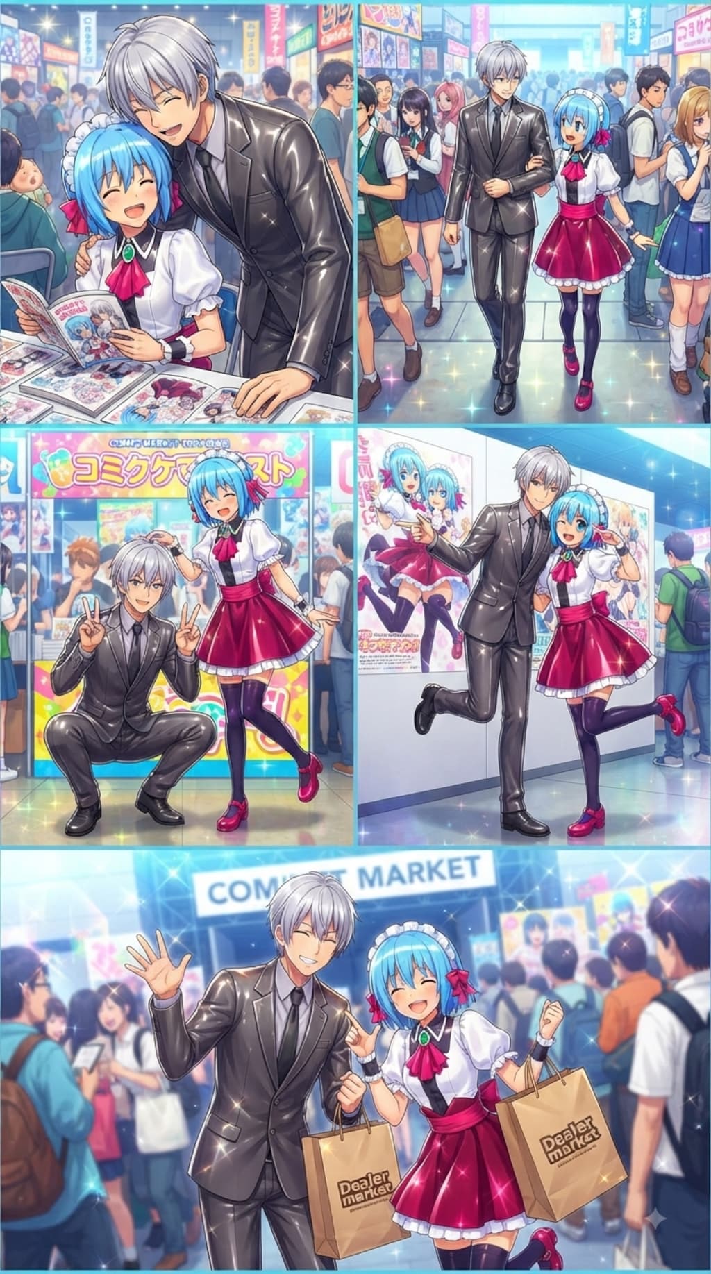 虎鉄✕ハヤテ　コミックマーケット　デート