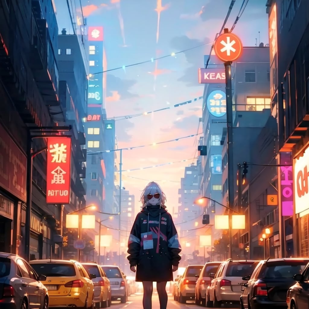 サイバーパンク平安京チャレンジ@ちち生編 | の人気AIイラスト・グラビア