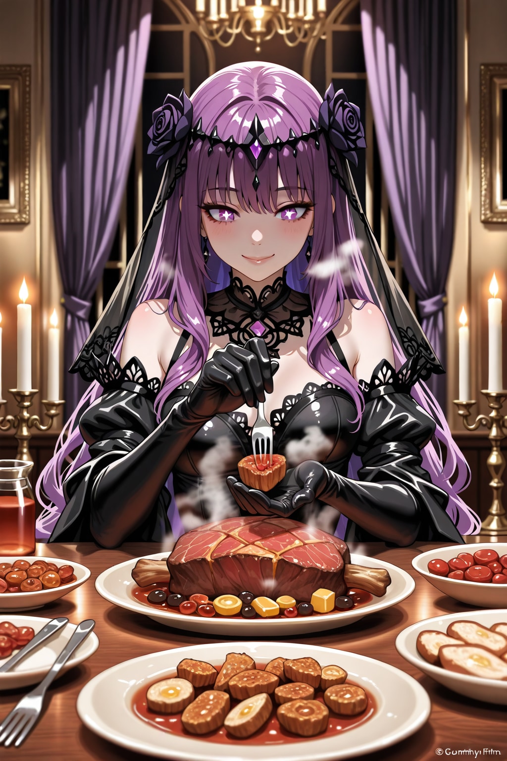夜のグルメ。