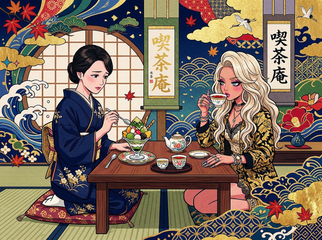 主婦和夢さん40歳・ギャルとお茶する