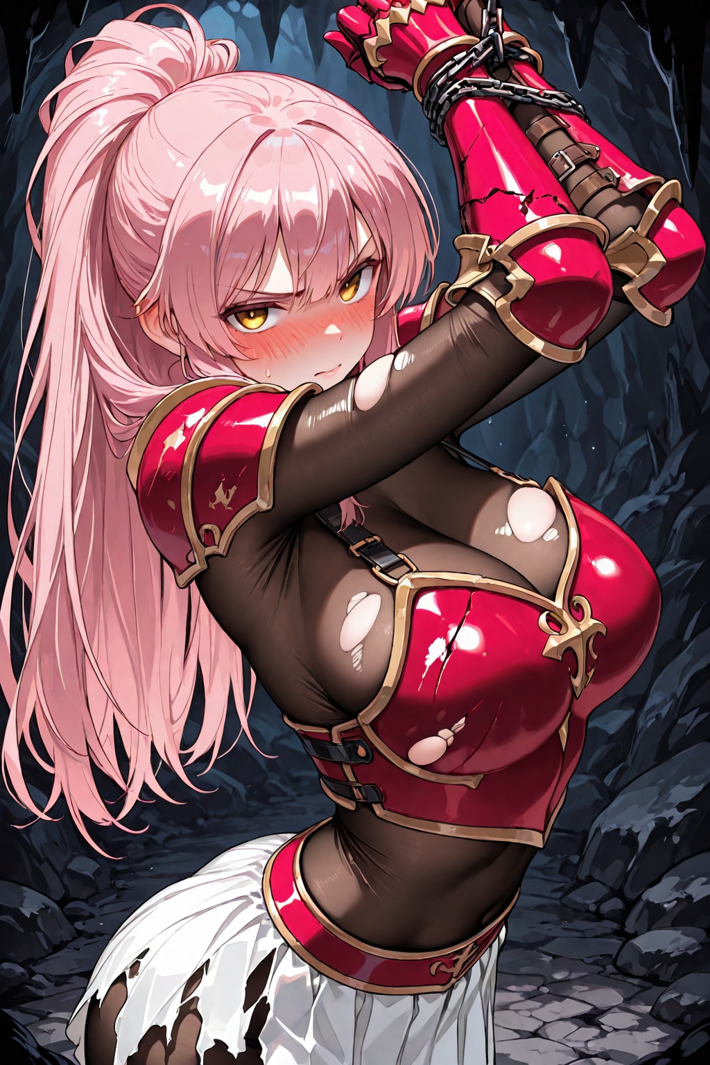 ゴブリンに捕らわれた姫騎士