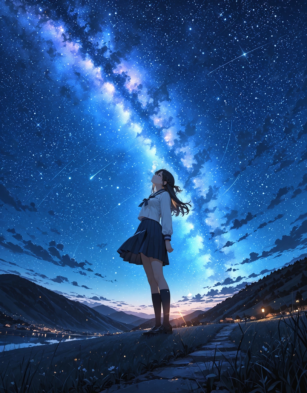 ずっと星空を見上げていた