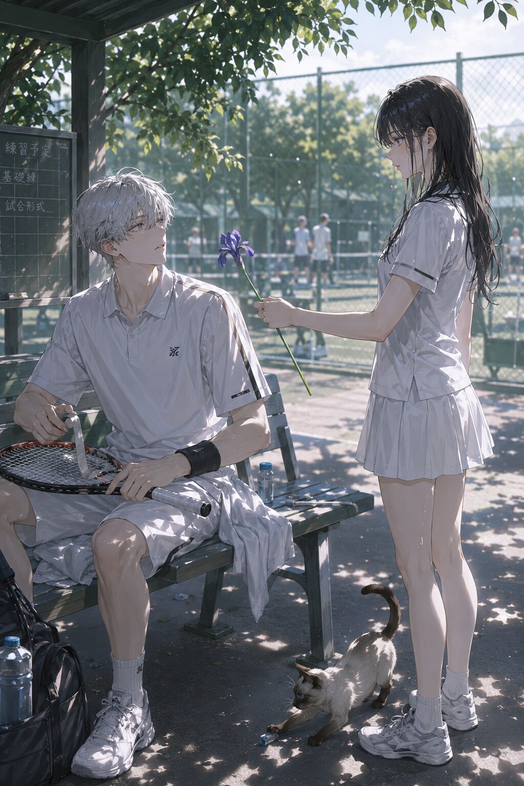 「......誕生日のお花です。凪先輩、いつもお疲れ様です。」