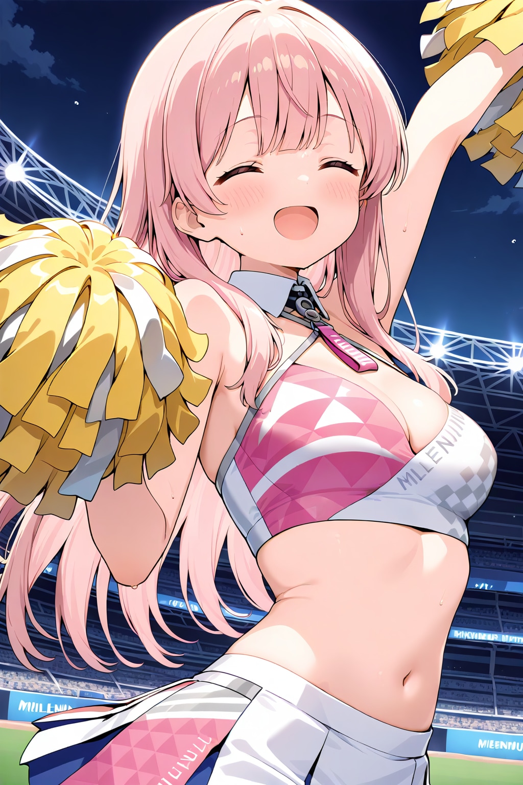 フレフレ少女（HARPY）ちちぷいのみんな応援します♪ | の人気AIイラスト・グラビア