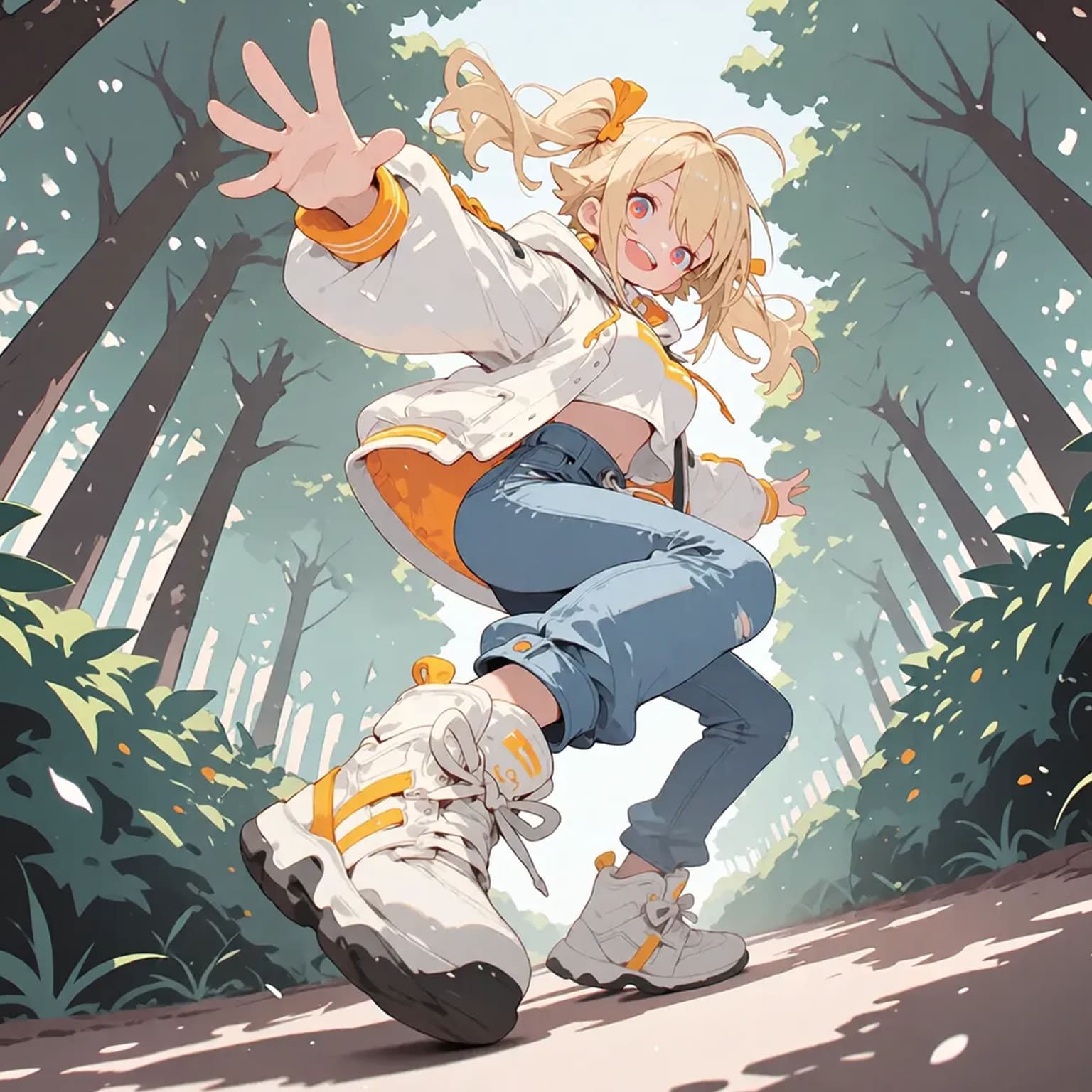 森でハジける | の人気AIイラスト・グラビア