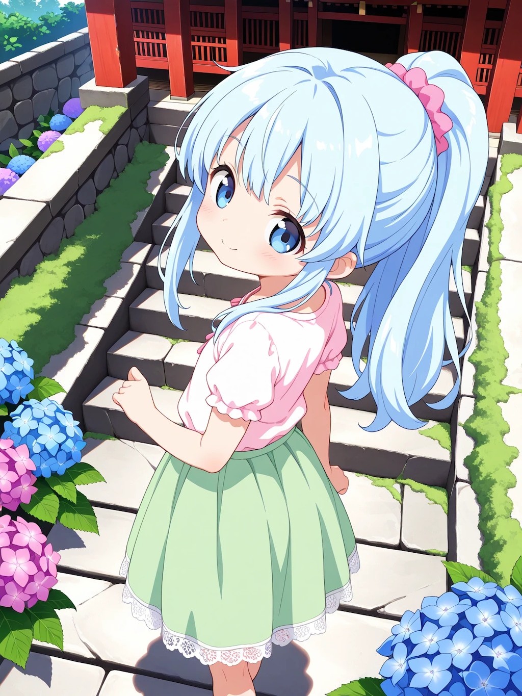 あおいちゃんと紫陽花寺