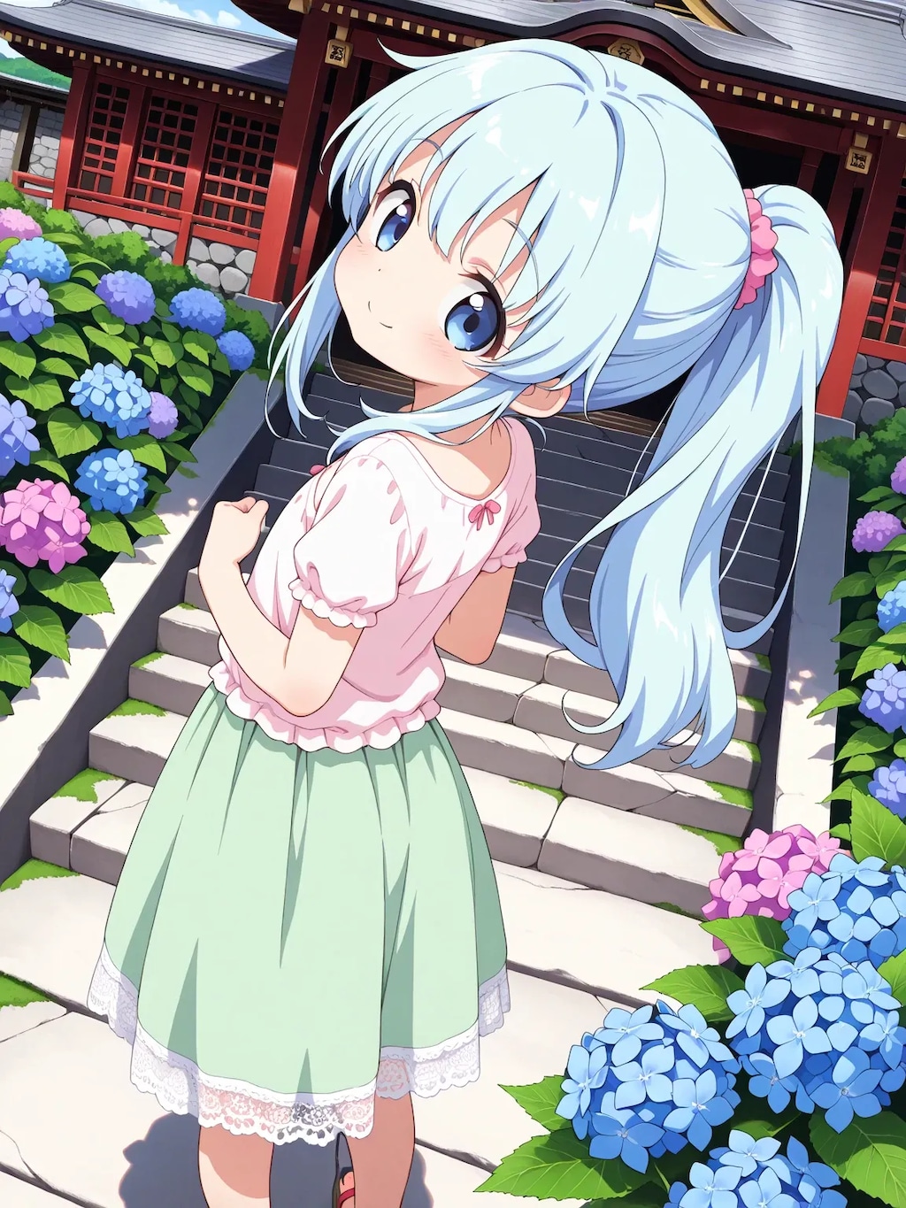 あおいちゃんと紫陽花寺