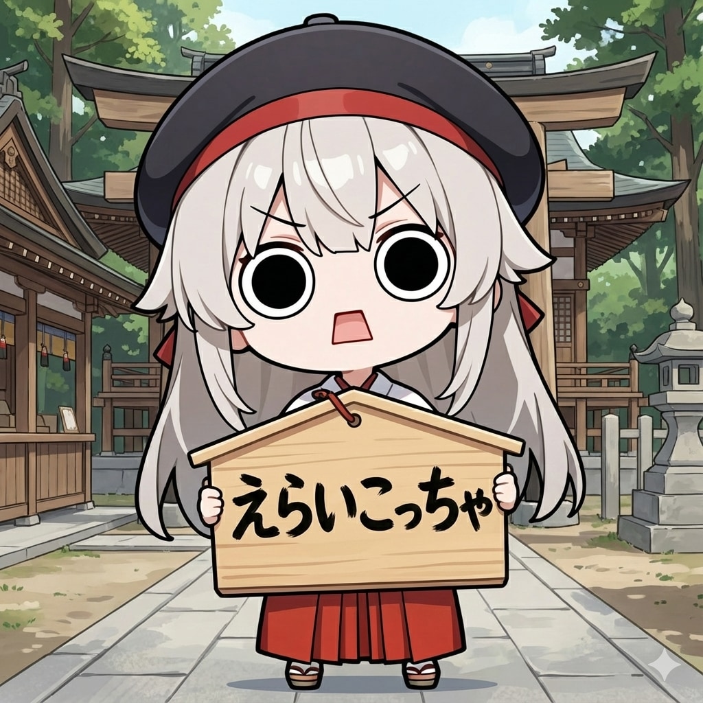 絵馬と巫女とえらいこっちゃ嬢 | の人気AIイラスト・グラビア