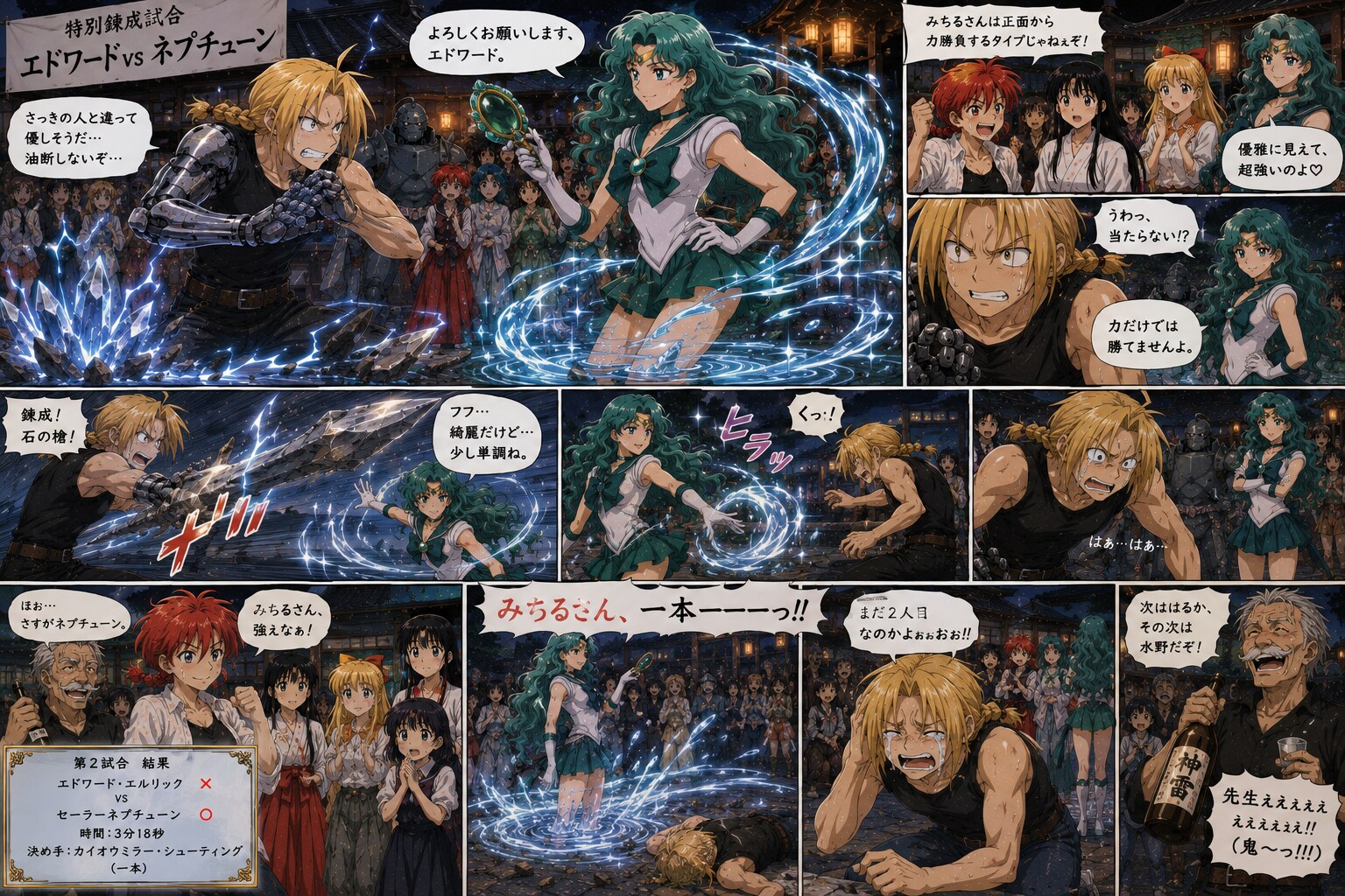 エドワードVSセーラー戦士!!その２