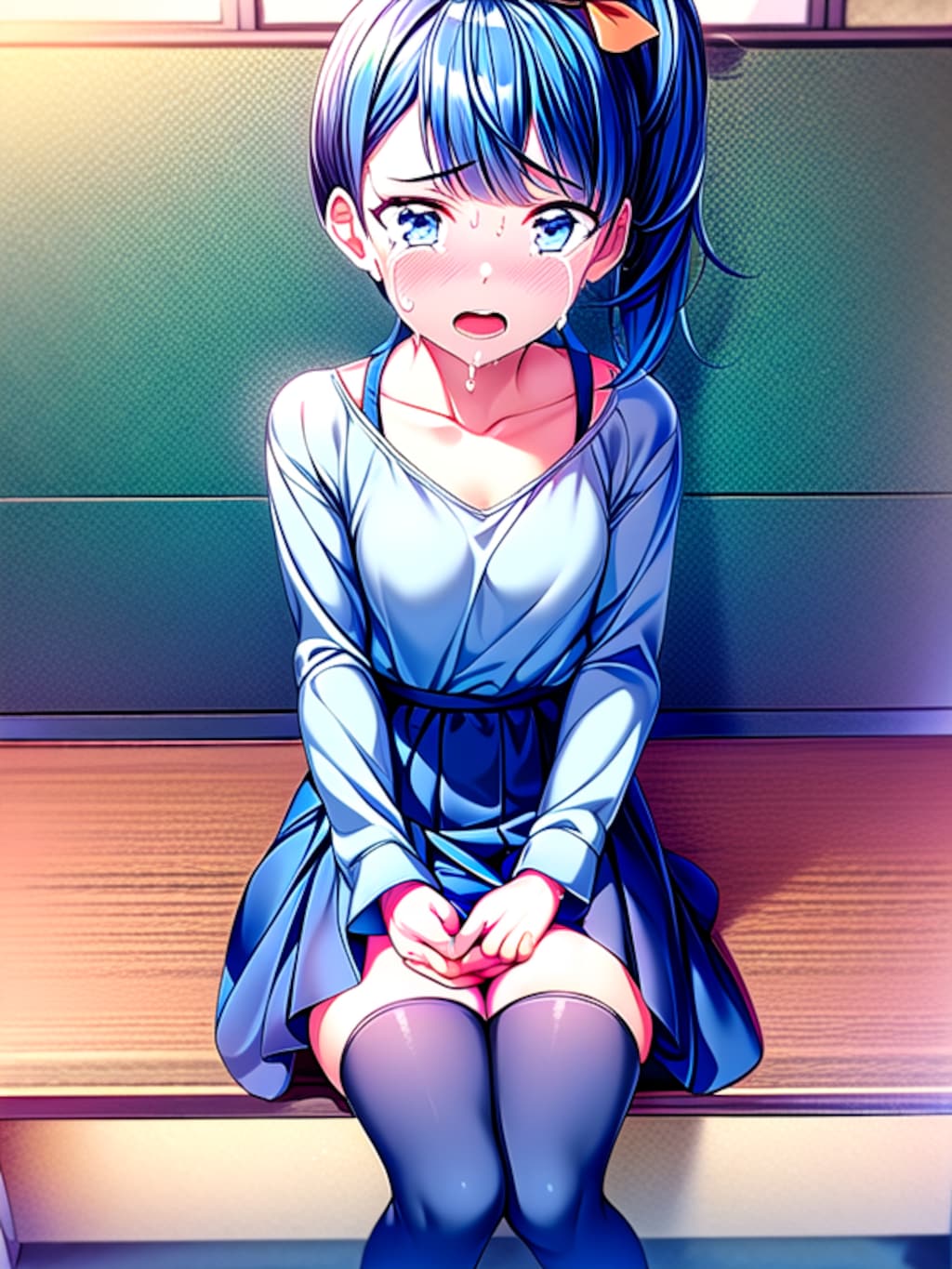 ソラ・ハレワタール　泣き顔