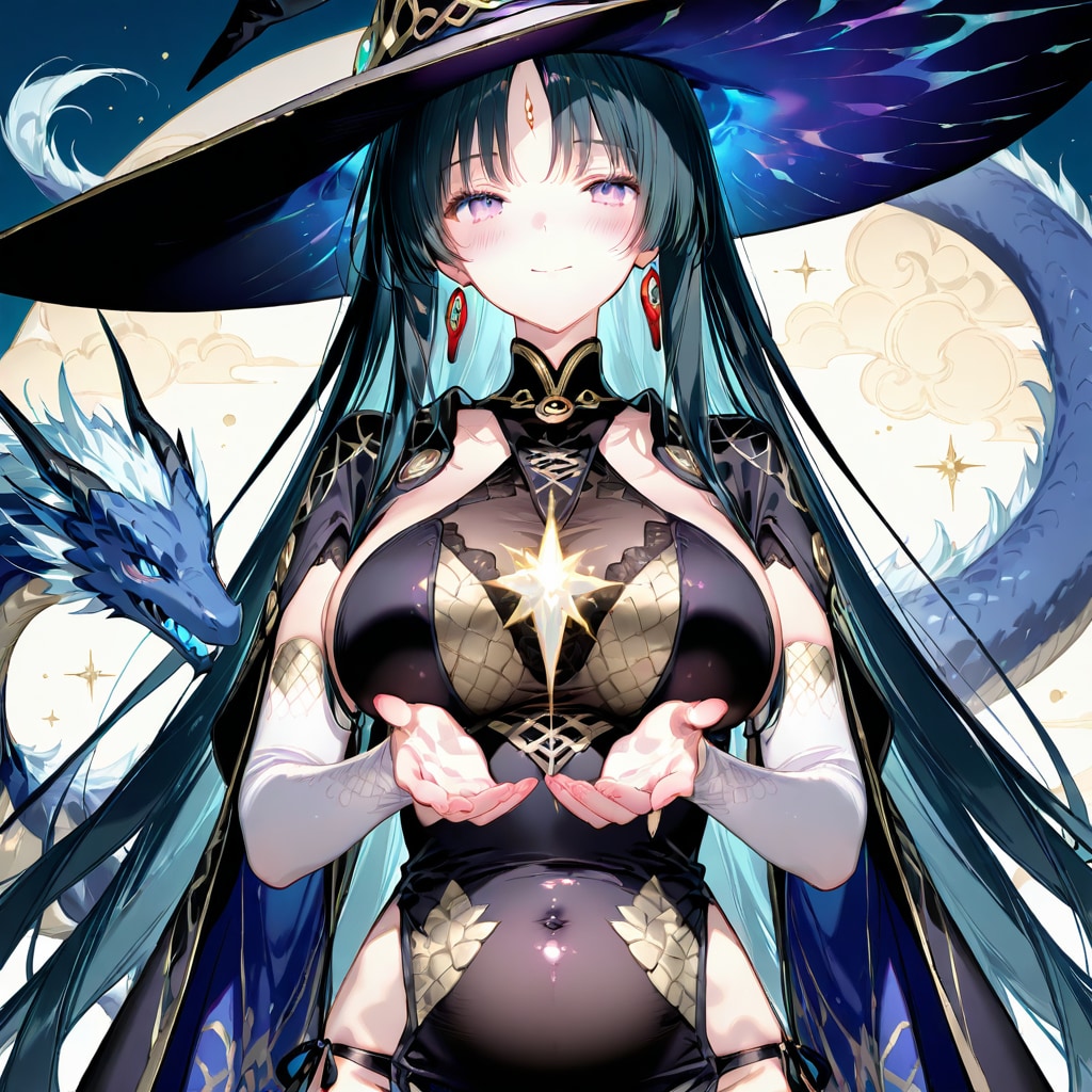 🌔【静謐なる夜の女王】セレナ（黒の魔導顧問 / ドラゴニア王族）