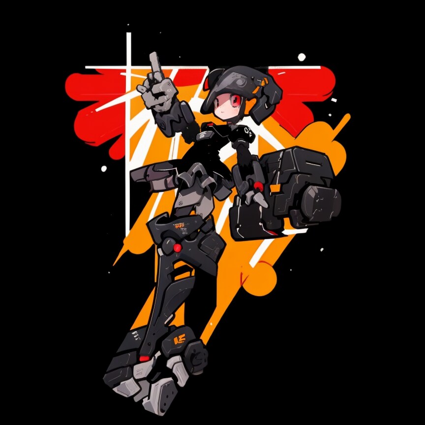 Girl and Robot1145