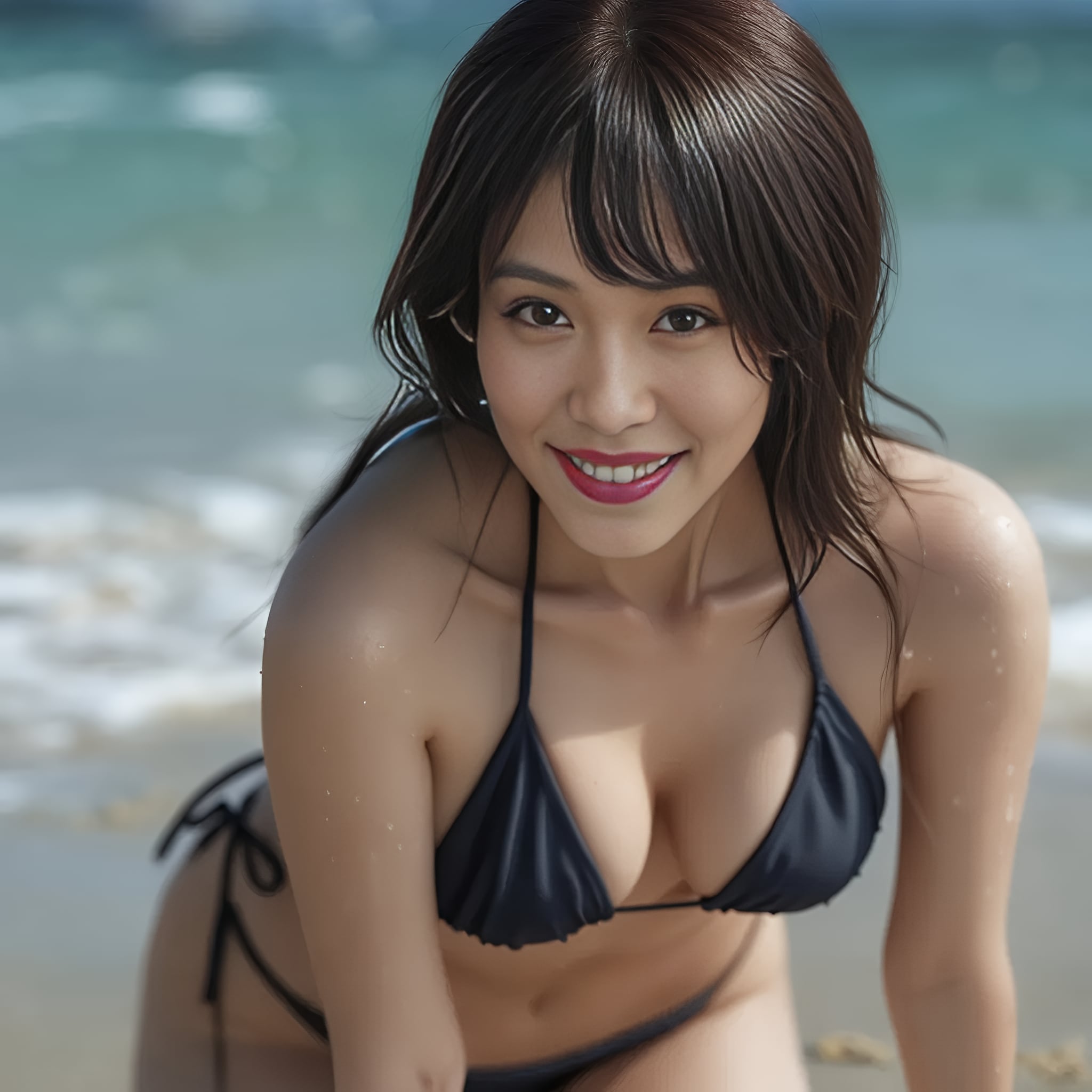 夏のビーチ