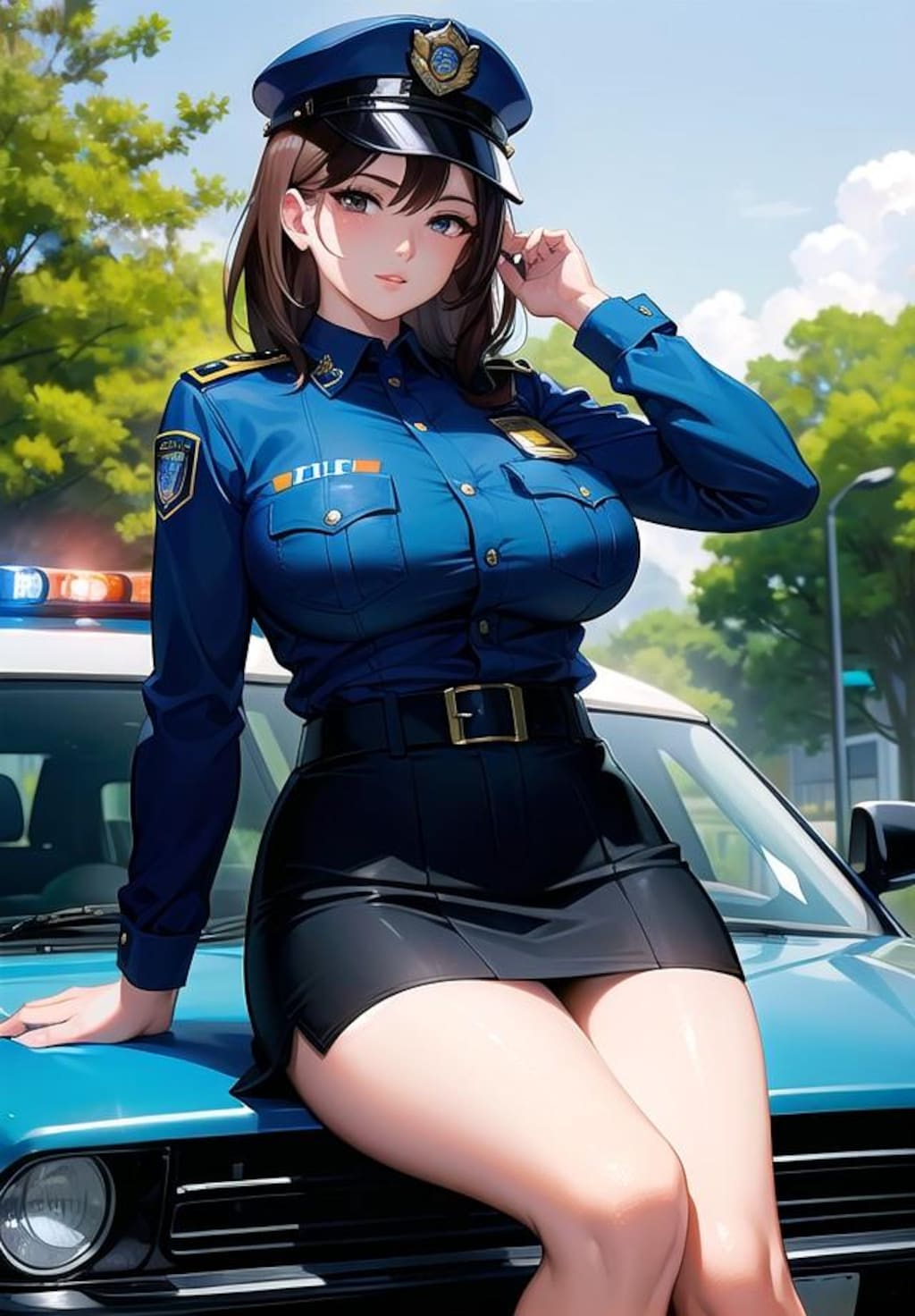 爆乳婦警さん