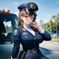 爆乳婦警さん 2枚目
