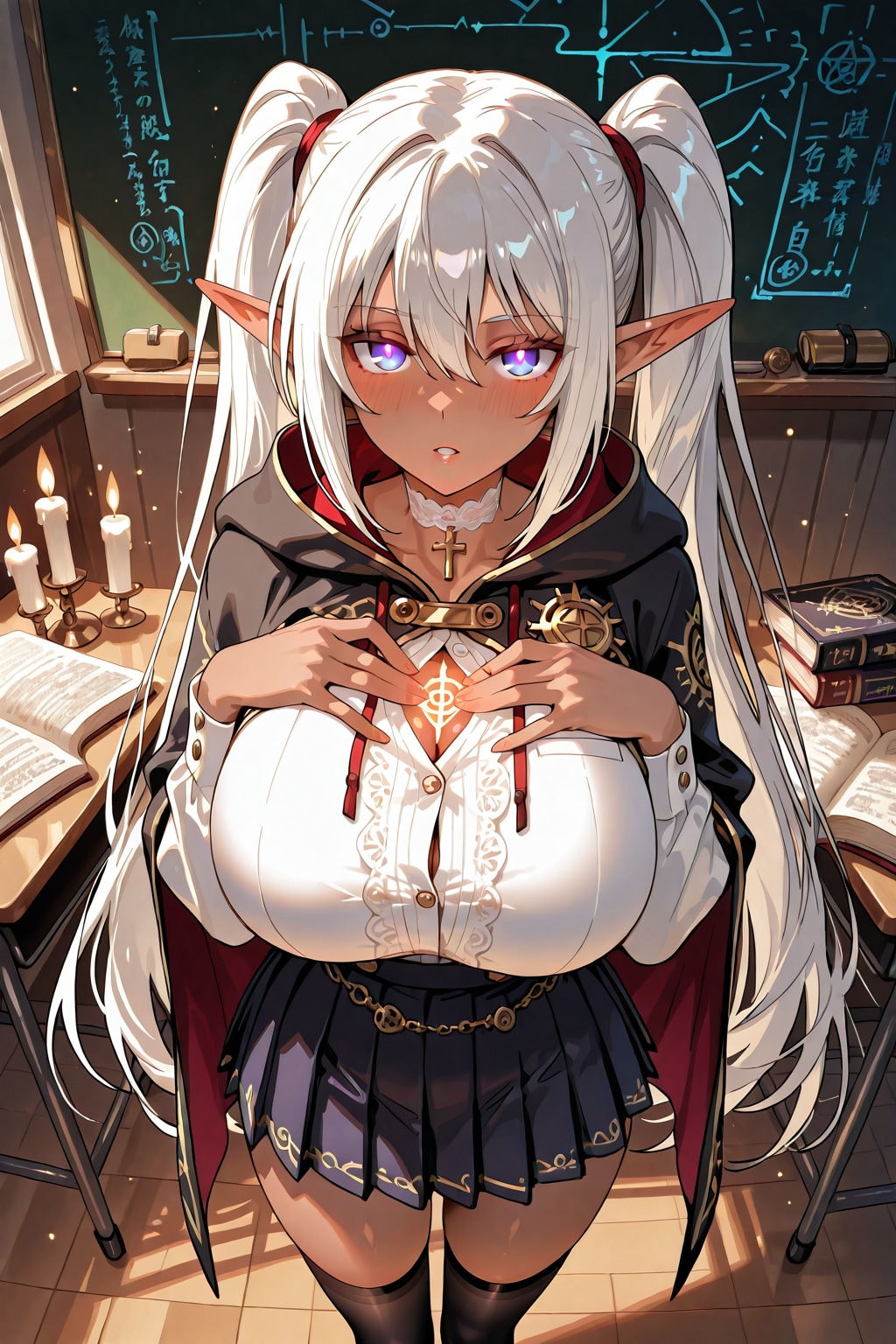 褐色エルフの部活動（オカルト部）