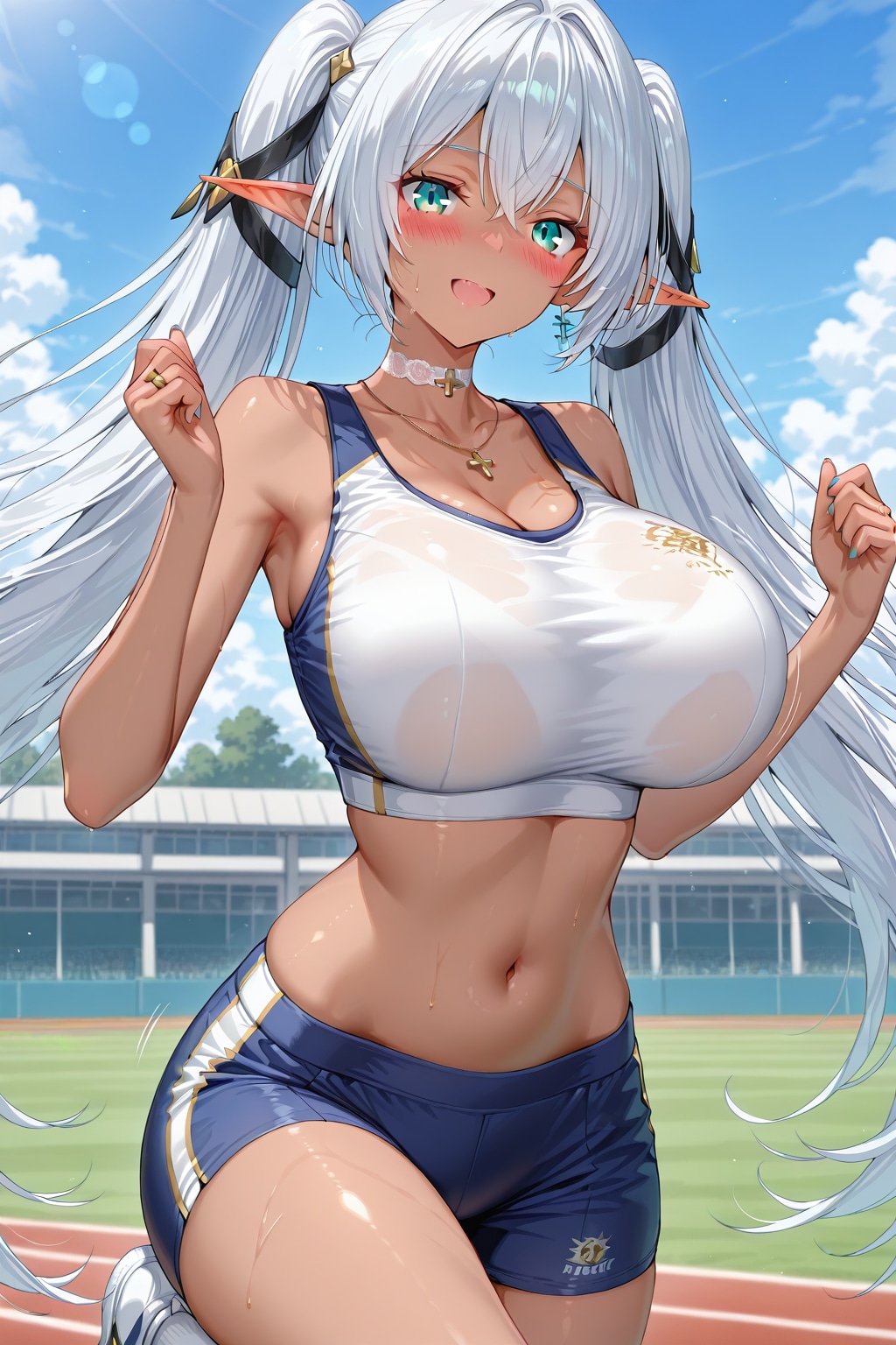 褐色エルフの部活動（オカルト部）