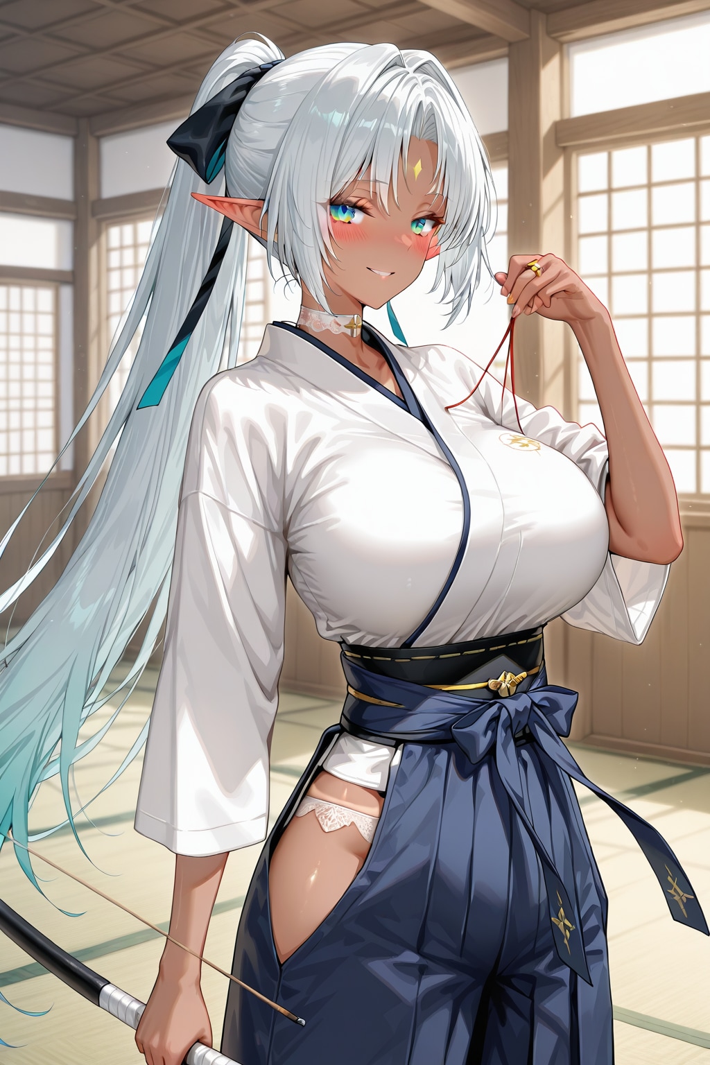 褐色エルフの部活動（オカルト部）